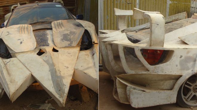 Chiếc Toyota Celica độ theo phong cách cá sấu khi mới thành hình