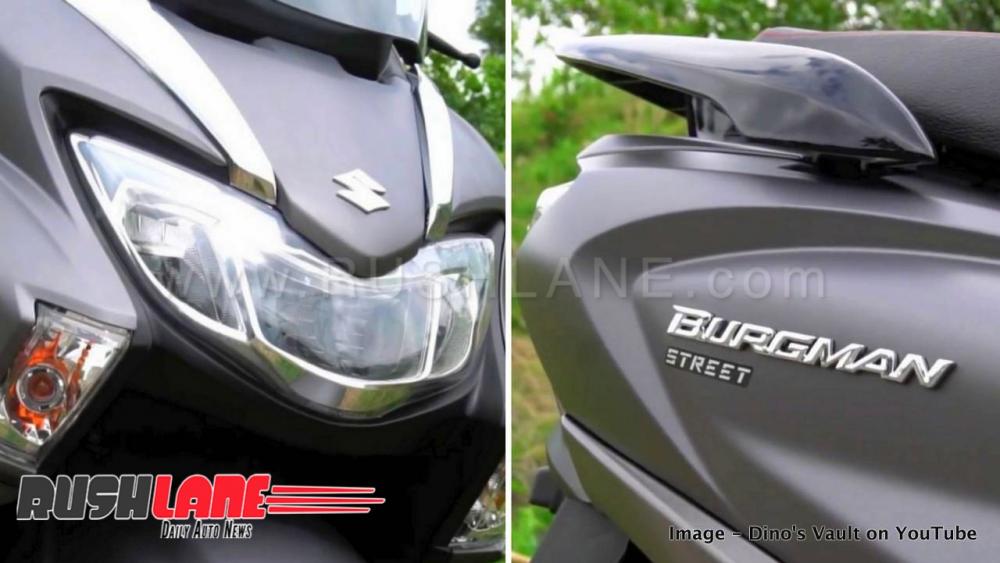 Đèn pha và đèn hậu của Suzuki Burgman Street 125 ứng dụng công nghệ LED