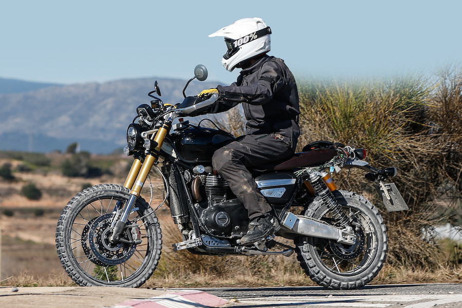 Triumph Scrambler 1200 tiếp tục lộ diện