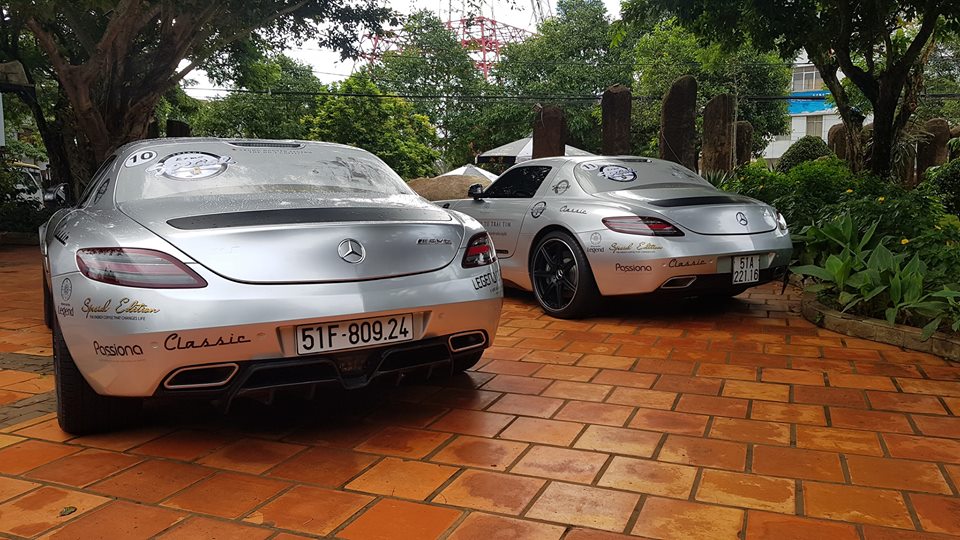 Cặp đôi Mercedes-Benz SLS AMG sẽ tham dự vào hành trình siêu xe kế tiếp của Chủ tịch Trung Nguyên