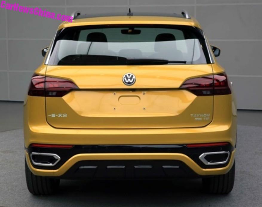 Thiết kế đuôi xe của Volkswagen Tayron R-Line 