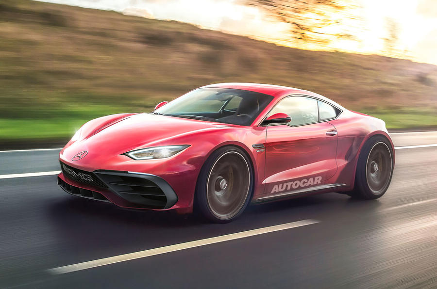 Hình ảnh minh họa mẫu xe thể thao Mercedes-AMG mới theo Autocar