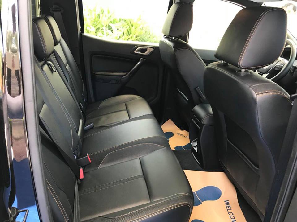Hàng ghế sau của chiếc Ford Ranger 2018 Hàng ghế sau của chiếc Ford Ranger 2018