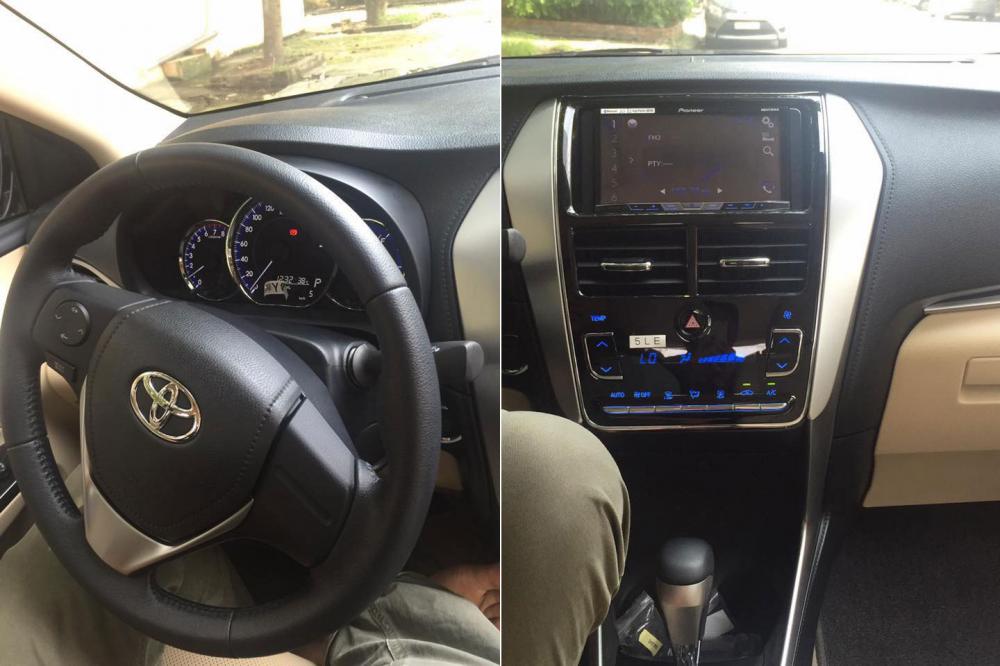 Vô lăng và màn hình thông tin giải trí của Toyota Vios 2018 tại Việt Nam Vô lăng và màn hình thông tin giải trí của Toyota Vios 2018 tại Việt Nam