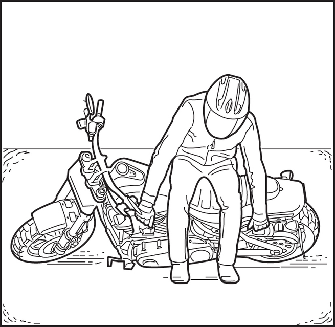 Bốn bước dựng phân khối lớn bị đổ dễ dàng