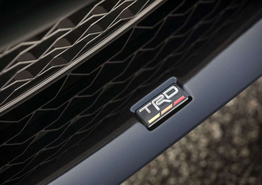 Logo TRD được đặt ở nhiều vị trí khác nhau