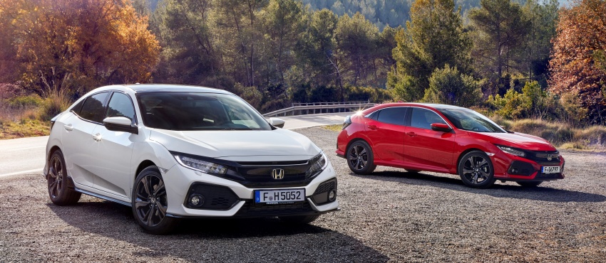 Honda Civic phiên bản hatchback tại thị trường châu Âu