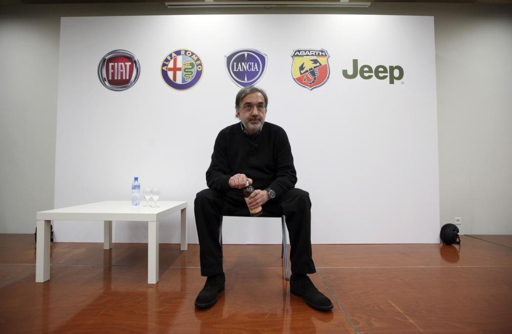 Ông Sergio Marchionne ở triển lãm ô tô Geneva năm 2012