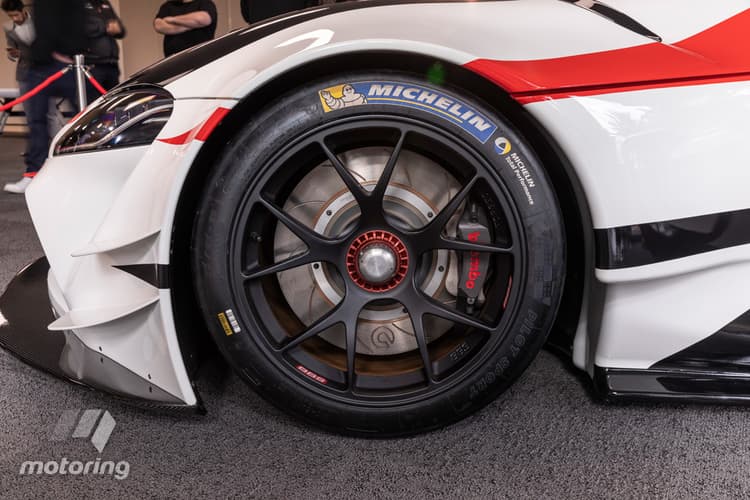 Cận cảnh bộ vành của Toyota GT Supra Racing Concept Cận cảnh bộ vành của Toyota GT Supra Racing Concept