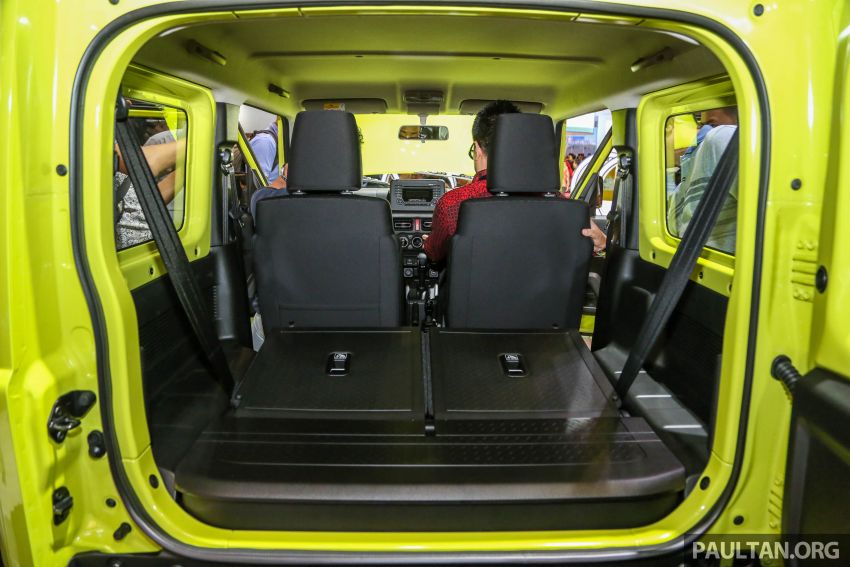 Khoang hành lý của Suzuki Jimny 2019