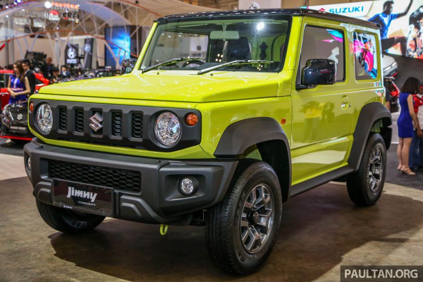 Suzuki Jimny 2019 được trưng bày đơn giản