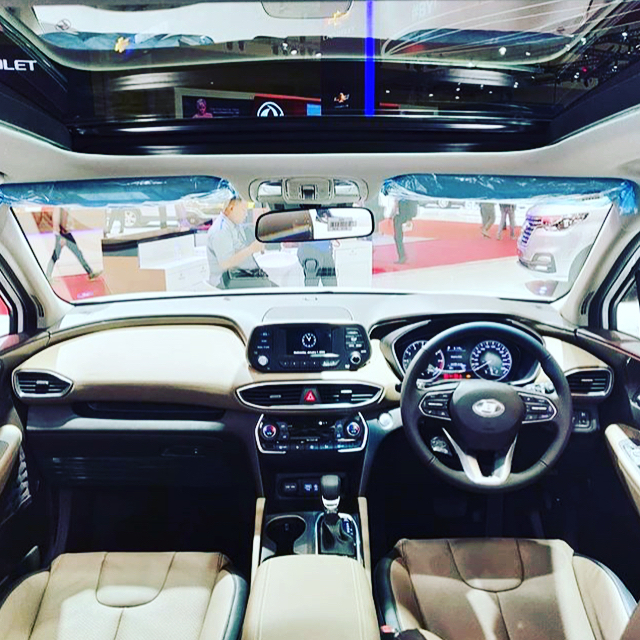 Nội thất của Hyundai Santa Fe 2019