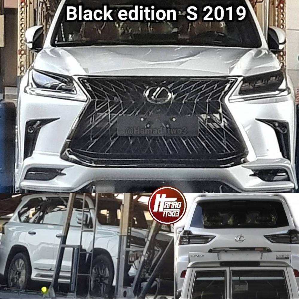 Lexus LX Black Edition S 2018 với lưới tản nhiệt màu đen cỡ lớn