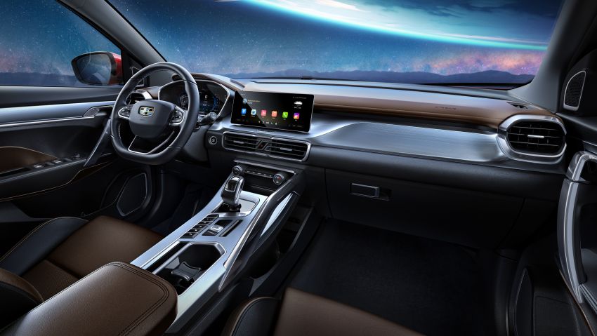 Nội thất có tính hiện đại và công nghệ của Geely SX11