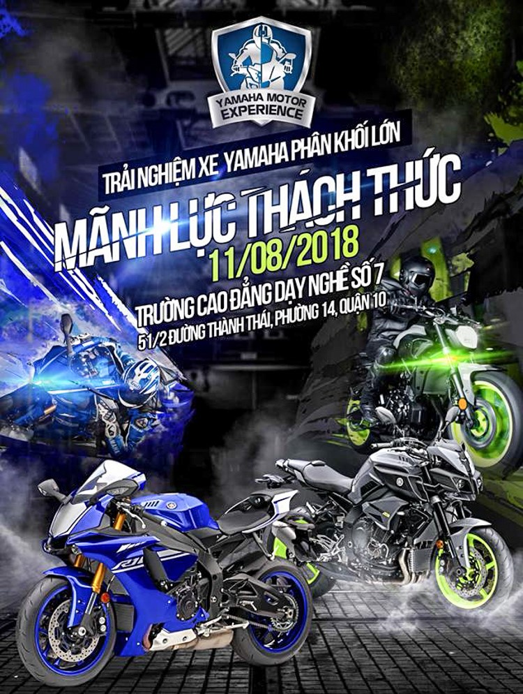 Poster chính thức của buổi chạy thử xe Poster chính thức của buổi chạy thử xe
