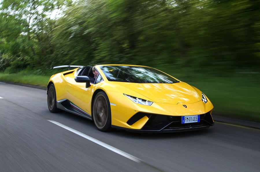Huracan Performante Spyder hiện đang là siêu xe mui trần nhanh nhất của Lamborghini Huracan Performante Spyder hiện đang là siêu xe mui trần nhanh nhất của Lamborghini