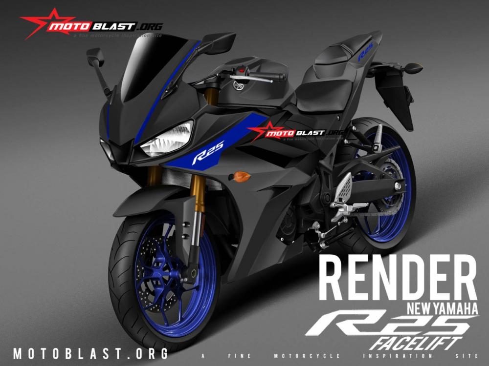 Xem Trước Thiết Kế Sport Bike Yamaha R25 2019 Hoàn Toàn Mới