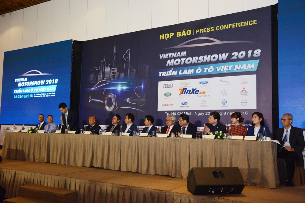 VMS 2018 đánh dấu sự góp mặt của 15 thương hiệu ô tô là các thành viên của VAMA và VIVA 