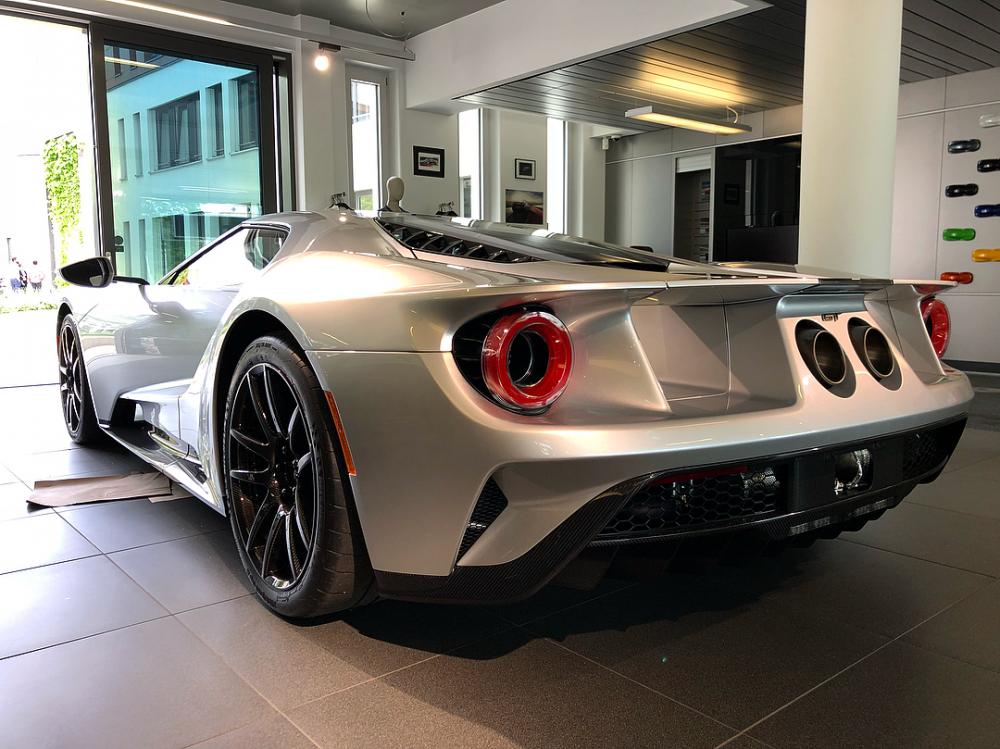 Chiếc Ford GT 2018 khi chưa bị cháy Chiếc Ford GT 2018 khi chưa bị cháy
