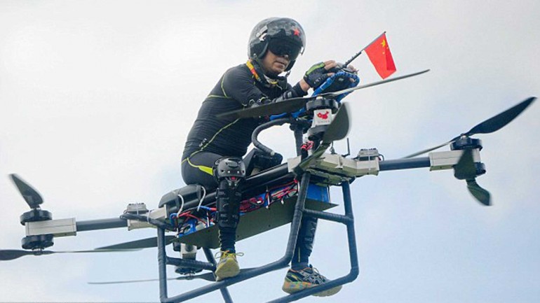 Chiếc drone Cân Đẩu Vân có thể bay ở tốc độ tối đa 72 km/h và đạt độ cao gần 3 km