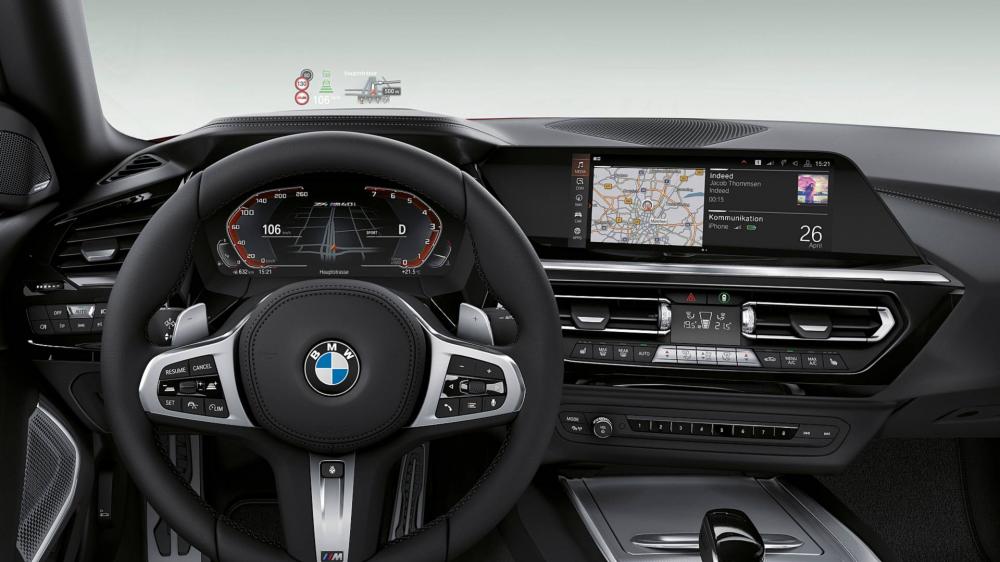 Nội thất bên trong BMW Z4 2019 Nội thất bên trong BMW Z4 2019