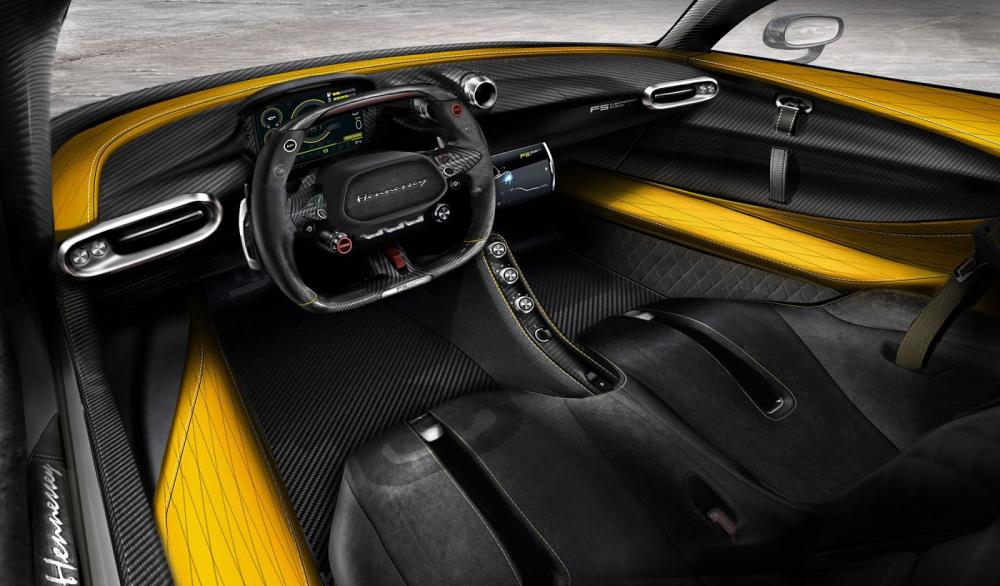 Nội thất của Hennessey Venom F5 Nội thất của Hennessey Venom F5