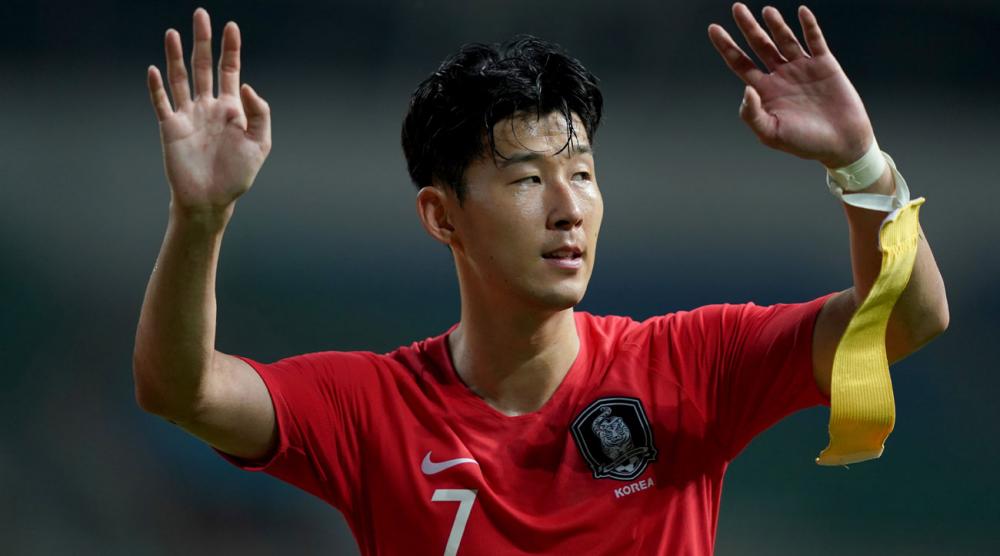Tiền vệ tấn công Son Heung-min của Olympic Hàn Quốc
