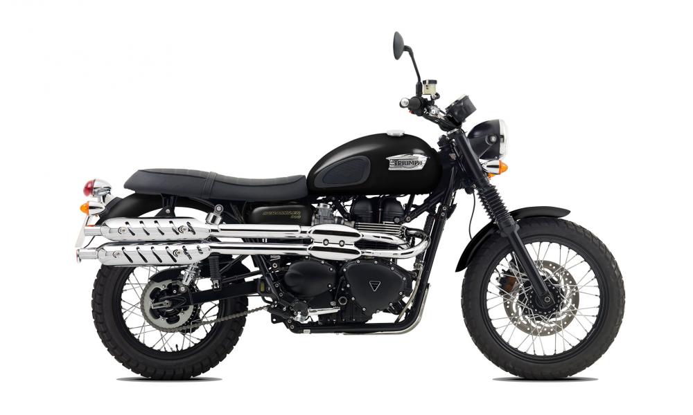 Chiếc xe Triumph Scrambler 900 nguyên bản.
