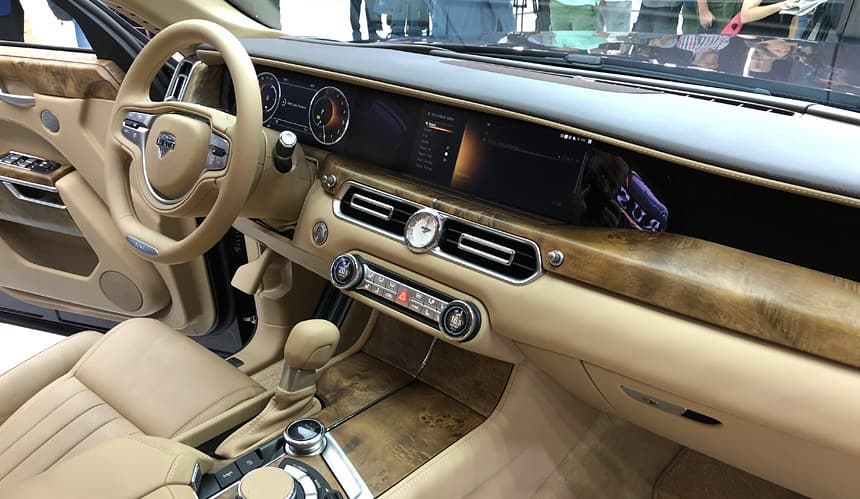 Nội thất bên trong Aurus Senat