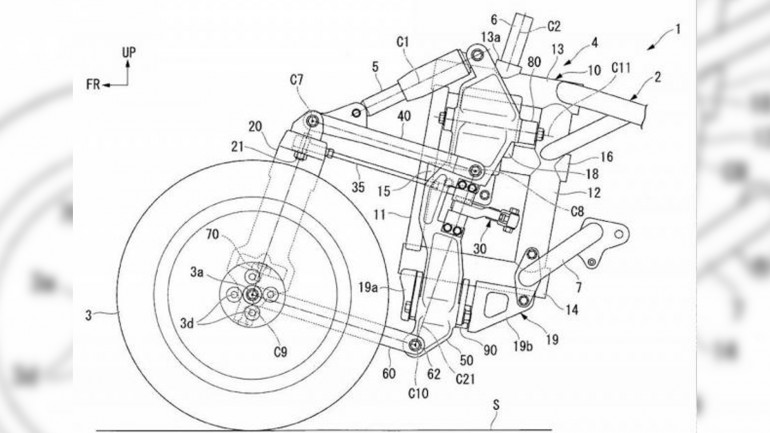 Honda vẫn đang “loay hoay” với công nghệ mô tô ba bánh nghiêng