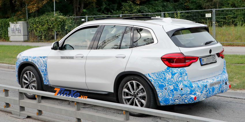 SUV điện BMW iX3 tiếp tục lộ ảnh chạy thử