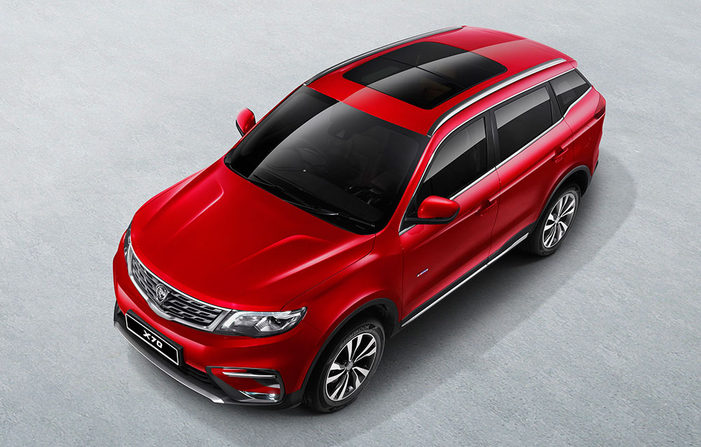 Hình ảnh chính thức của X70 2018 được Proton tung ra
