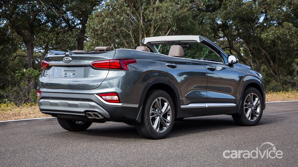 Chiếc Hyundai Santa Fe Cabriolet này ra đời để phục vụ quảng cáo Chiếc Hyundai Santa Fe Cabriolet này ra đời để phục vụ quảng cáo