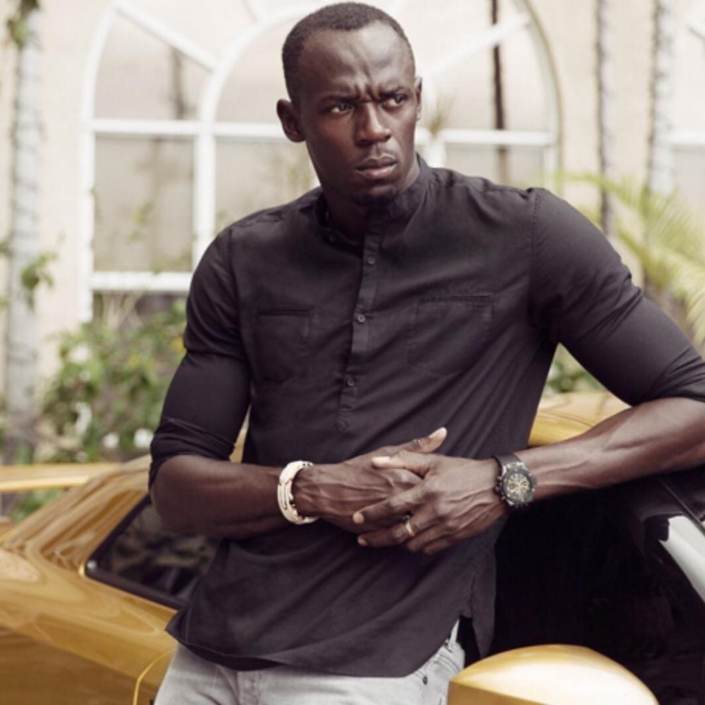 Vận động viên Usain Bolt đeo vòng tay kiêm khóa ô tô đắt nhất của Senturion