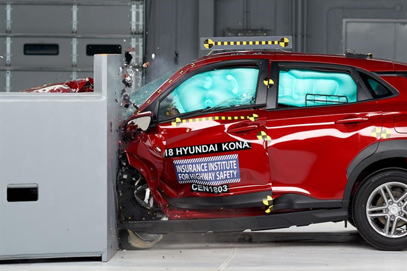 Hyundai Kona 2018 đã xuất sắc giành được đánh giá Top Safety Pick+