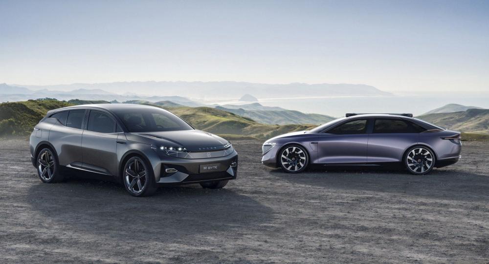 Hai mẫu xe điện concept M-Byte và K-Byte của Byton