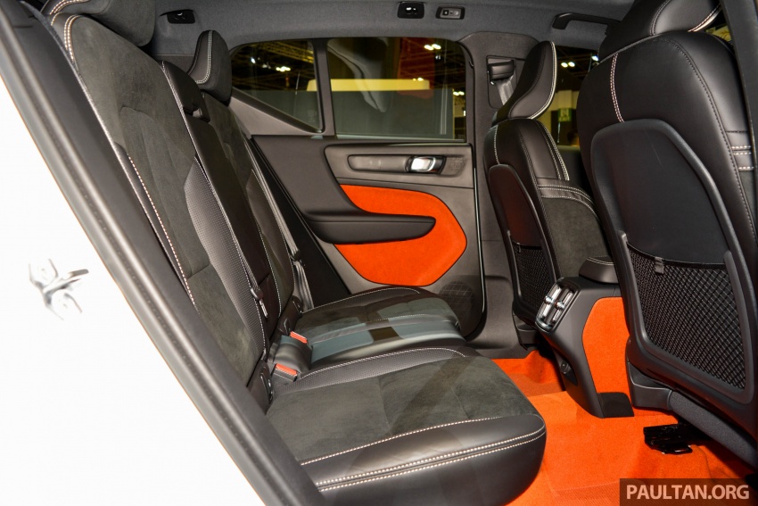 Hàng ghế sau của Volvo XC40 T5
