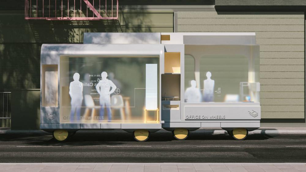 Office on Wheels là một mẫu concept mang hình dáng của một văn phòng di động, cho phép người sử dụng làm việc ngay trong lúc di chuyển trên đường phố