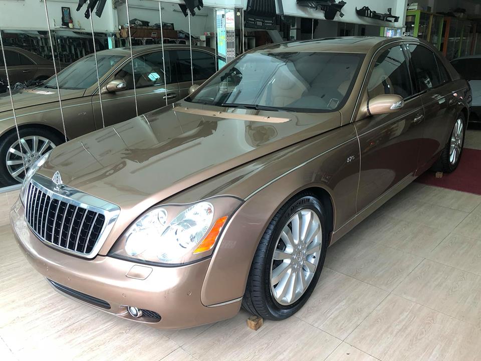 Maybach 57S màu độc nhất Việt Nam lại quay về Sài thành
