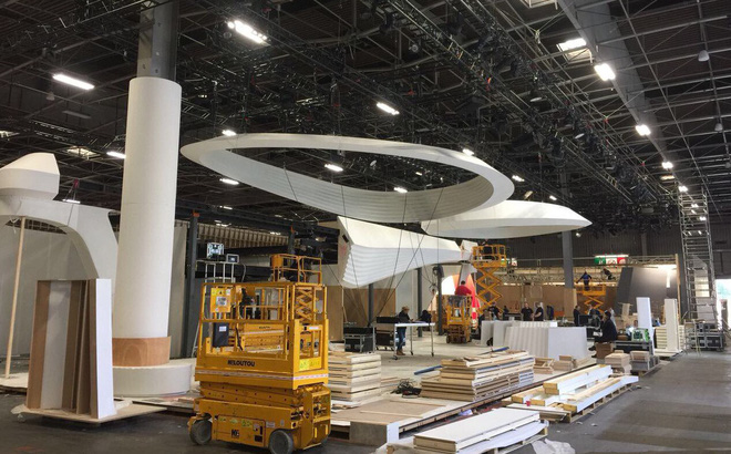 Xem qua gian hàng VinFast trước ngày khai mạc Paris Motor Show 2018