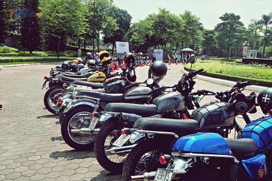 Hội xe Brixton Hà Nội với những chiếc xe cổ điển đến từ Thái Lan