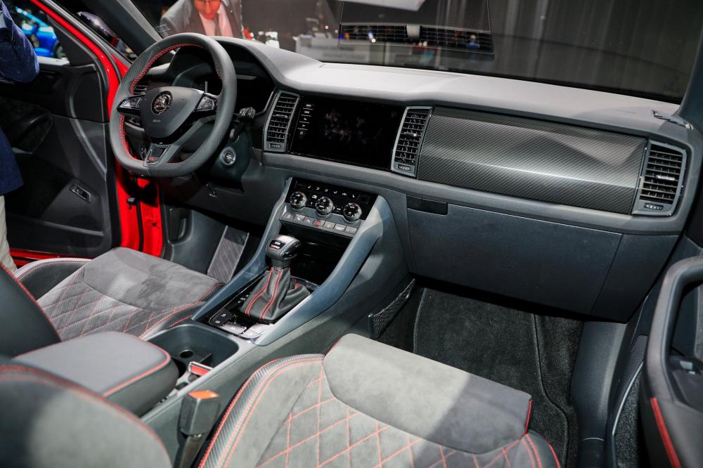 Khoang lái của Skoda Kodiaq RS