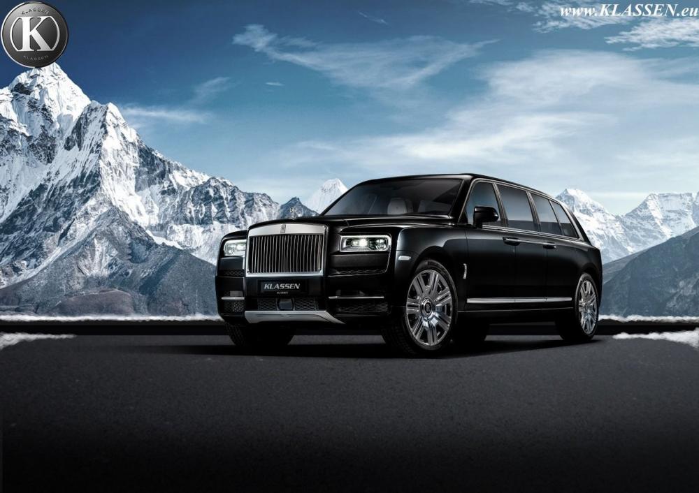 Rolls-Royce Cullinan phiên bản kéo dài và chống đạn của Klassen