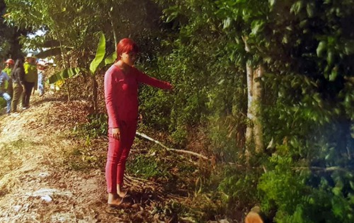 Hiện trường nơi xảy ra vụ án