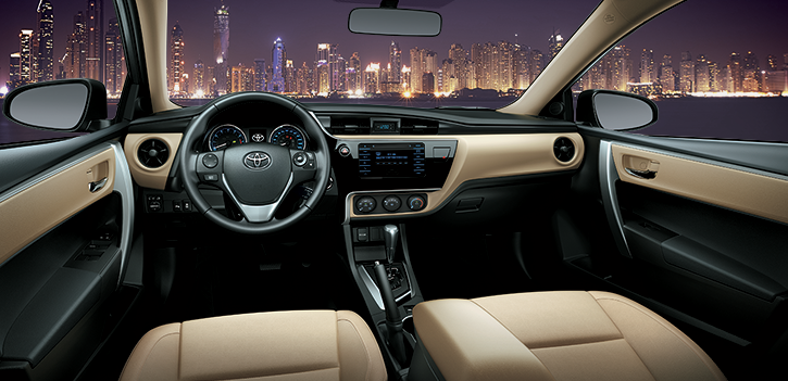 Nội thất của Toyota Corolla Altis 2018