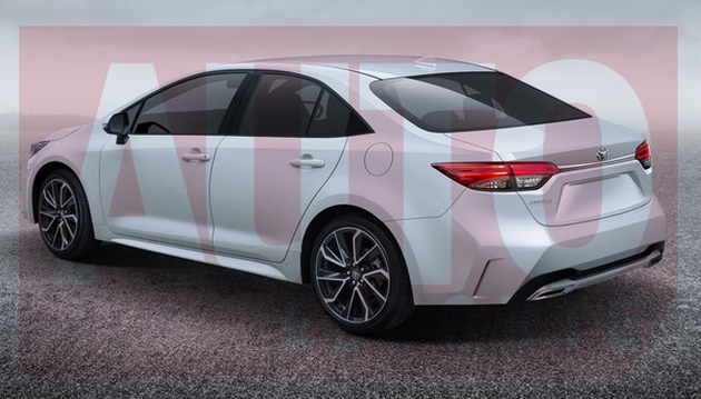 Hình ảnh phác họa Toyota Corolla Sedan 2019 Hình ảnh phác họa Toyota Corolla Sedan 2019