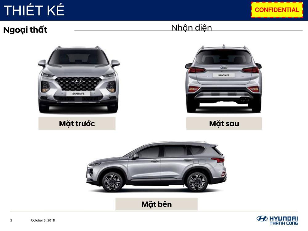 Lộ chi tiết Hyundai Santa Fe 2019 sắp bán ra ở Việt Nam Lộ chi tiết Hyundai Santa Fe 2019 sắp bán ra ở Việt Nam