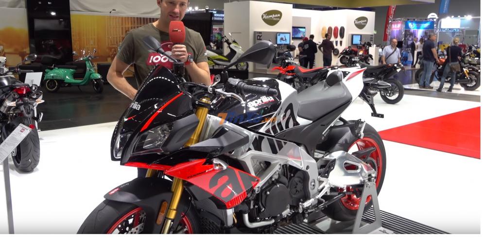 Aprilia Tuono V4 1100 Factory tại triển lãm Intermot 2018 Aprilia Tuono V4 1100 Factory tại triển lãm Intermot 2018