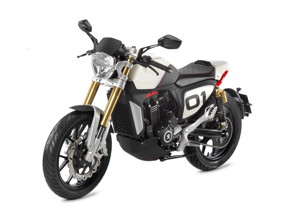 Peugeot P2X 300 mang ngoại hình của một chiếc cafe racer