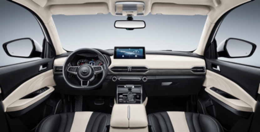 Nội thất bên trong mẫu crossover cỡ trung của Trung Quốc